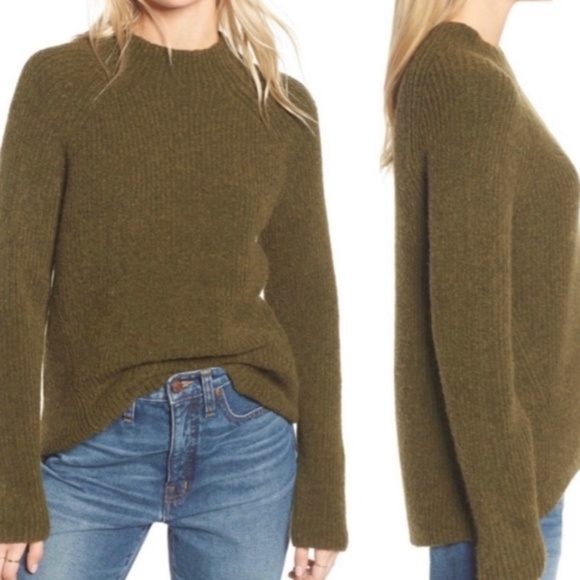 Madewell Sweaters - Madewell Northfield Mockneck Merino Blend Sweater